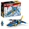 LEGO NINJAGO Jay’s Lightning Jet EVO 71784, Upgradable Toy Plane, Ninja Airplane Building Set