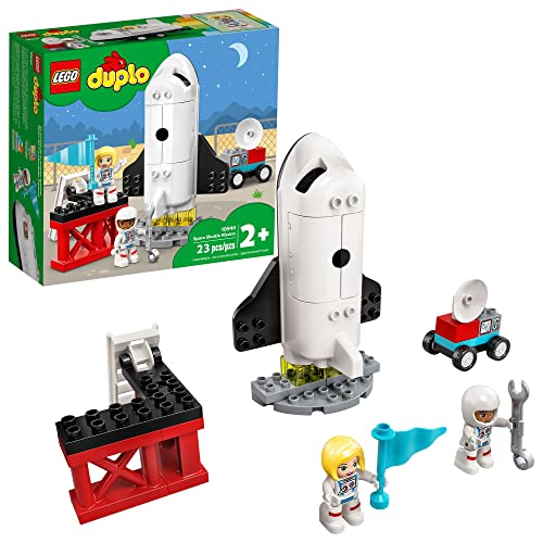 LEGO DUPLO Town Space Shuttle Mission Rocket Toy 10944, Set for Preschool Toddlers Age 2-4 Years Old