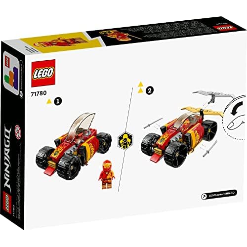 Lego NINJAGO Kai's Ninja Race Car EVO 71780, 20in1 Racing Car Building Toy Set