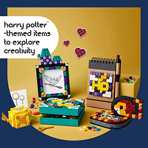 LEGO DOTS Hogwarts Desktop Kit 41811, DIY Harry Potter Back to School