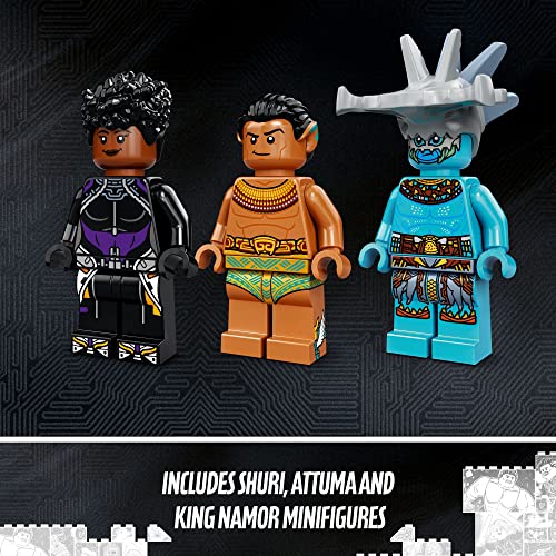 LEGO Marvel Black Panther Wakanda Forever King Namor’s Throne Room Building Kit 76213, Submarine Toy Building Set