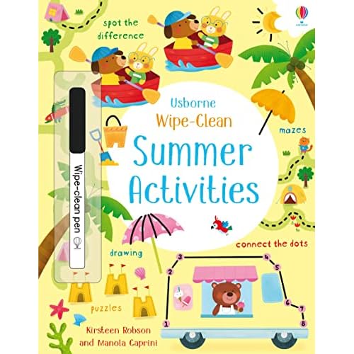Wipe-Clean Summer Activities