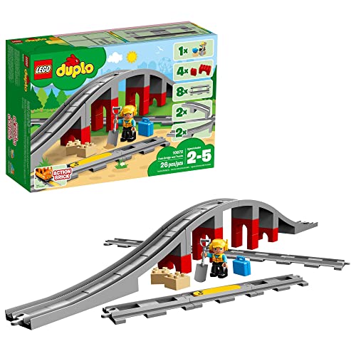 LEGO DUPLO Town Train Bridge and Tracks 10872 - Toy Set