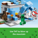 LEGO Minecraft The Frozen Peaks 21243, Cave Mountain Set