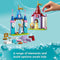 LEGO Disney Princess Creative Castles 43219, Toy Castle Playset with Belle and Cinderella