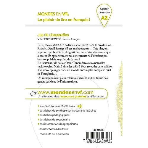 Mondes en VF - Jus de chaussettes - Niv. A2 - Livre + MP3