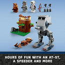 LEGO Star Wars at-ST 75332 Toy Building Set - Featuring Wicket The Ewok and Scout Trooper Minifigures