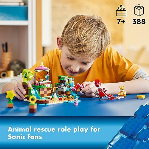 LEGO Sonic The Hedgehog Amy’s Animal Rescue Island 76992 Building Toy Set