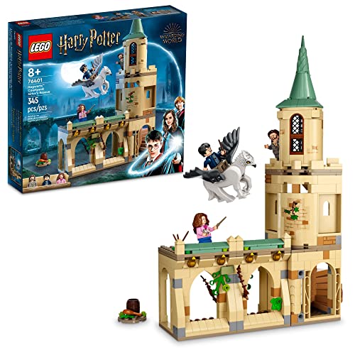 LEGO Harry Potter Hogwarts Courtyard: Sirius's Rescue 76401 Castle Tower Toy, Collectible Set