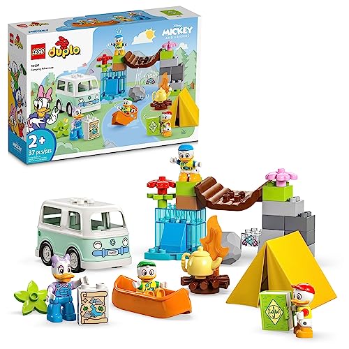 LEGO DUPLO Disney Mickey and Friends Camping Adventure 10997 Toddler Building Toy Set