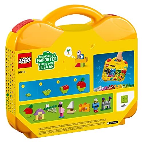 LEGO Classic Creative Suitcase 10713 - Includes Sorting Storage Organizer Case