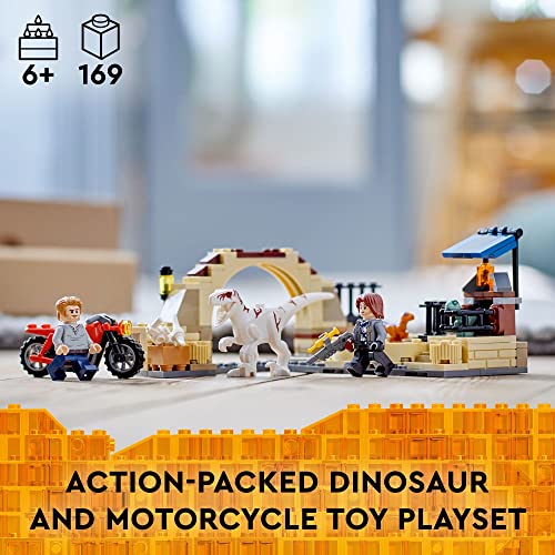 LEGO Jurassic World Atrociraptor Dinosaur: Bike Chase Set 76945, Dinosaur Toys