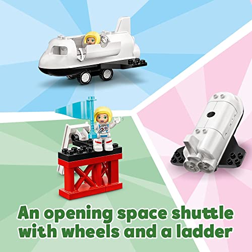 LEGO DUPLO Town Space Shuttle Mission Rocket Toy 10944, Set for Preschool Toddlers Age 2-4 Years Old