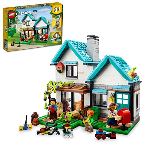 LEGO Creator 3 in 1 Cozy House Toy Set 31139 Model Building Kit