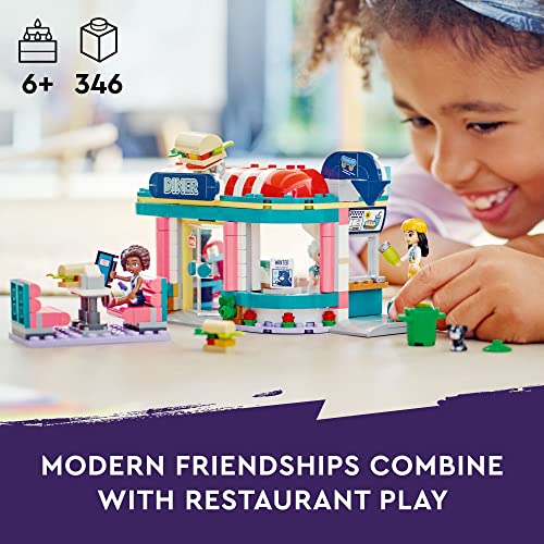 LEGO Friends Heartlake Downtown Diner 41728 Building Toy, Restaurant Playset