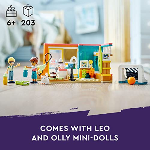 Lego Friends Leo's Room 41754, Baking Themed Bedroom Playset