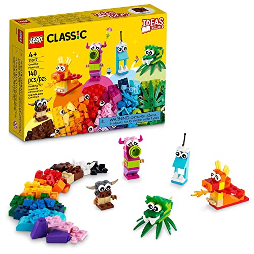 LEGO Classic Creative Monsters 11017 Building Toy Set (140 Pieces)