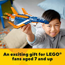 LEGO Creator 3in1 Supersonic Jet Plane to Helicopter to Speed Boat Toy Set 31126