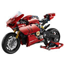 LEGO Technic Ducati Panigale V4 R Motorcycle 42107 Building Set - Collectible Superbike Display Model Kit