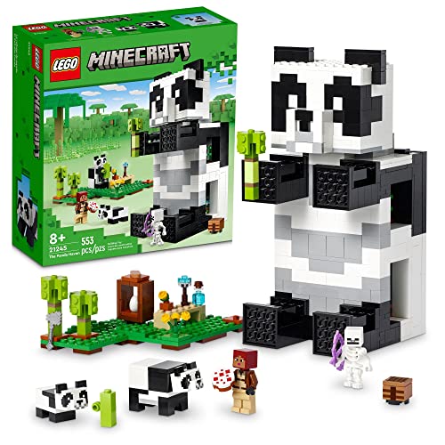 LEGO Minecraft The Panda Haven 21245, Movable Toy House
