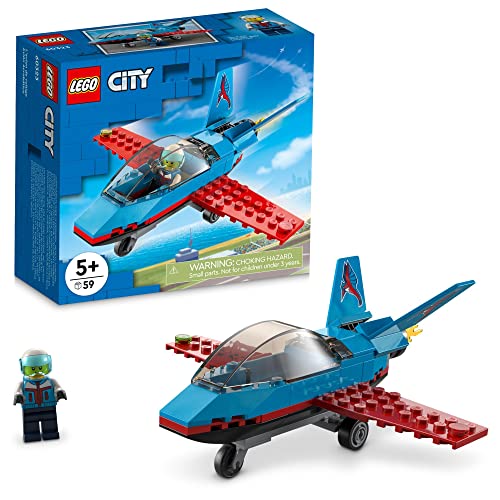LEGO City Great Vehicles Stunt Plane 60323 Jet Airplane Toy