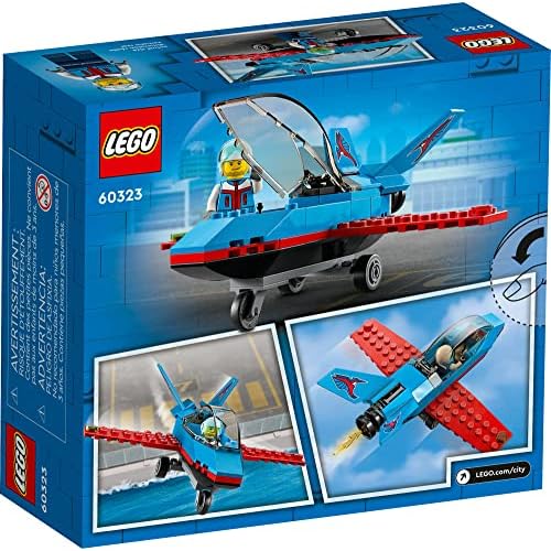 LEGO City Great Vehicles Stunt Plane 60323 Jet Airplane Toy