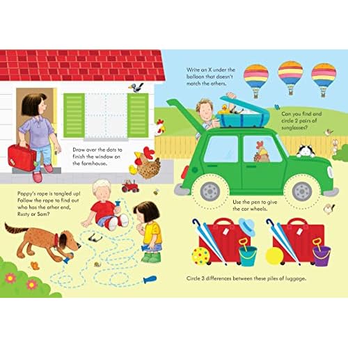 Poppy and Sam's Wipe-Clean Summer Activities (Farmyard Tales Poppy and Sam)