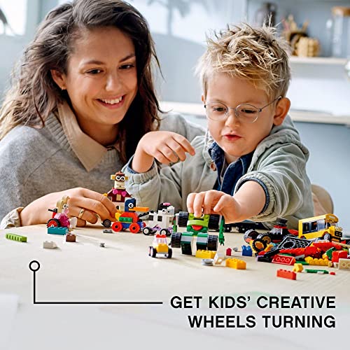 LEGO Classic Bricks and Wheels 11014 Building Toy Set (653 Pieces)