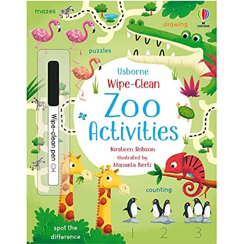 Zoo Activities - Wipe-Clean