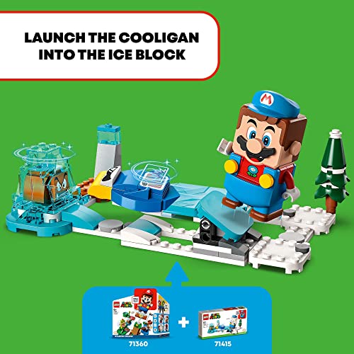 LEGO Super Mario Ice Mario Suit and Frozen World Expansion Set 71415, Collectible Buildable Game