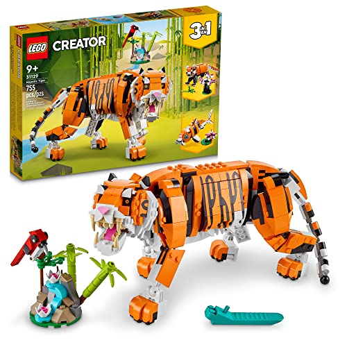 Lego Creator 3 in 1 Majestic Tiger to Panda or Koi Fish Set 31129