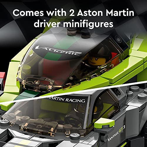 LEGO Speed Champions Aston Martin Valkyrie AMR Pro & Vantage GT3 2 Collectible Model 76910