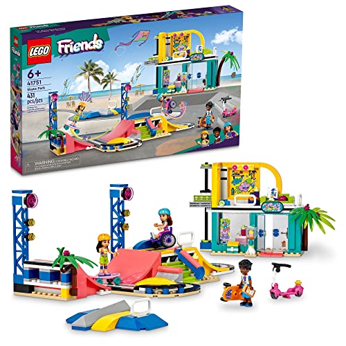 LEGO Friends Skate Park Set 41751, Skateboard Toys