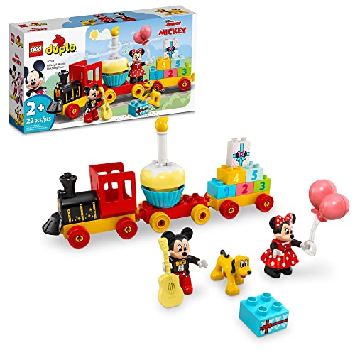 LEGO DUPLO Disney Mickey & Minnie Mouse Birthday Train 10941, Building Toy