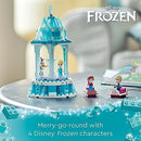 LEGO Disney Frozen Anna and Elsa’s Magical Carousel 43218 Ice Palace Building Toy Set