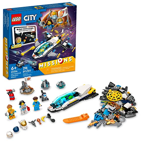 LEGO City Mars Spacecraft Exploration Missions 60354 Interactive Digital Building Toy Set