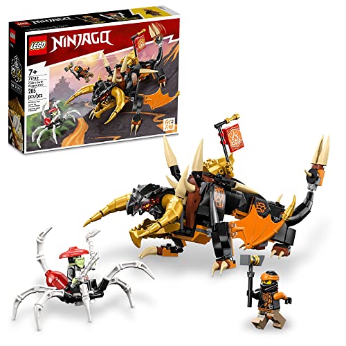 LEGO NINJAGO Cole’s Earth Dragon EVO 71782, Upgradable Action Toy Figure