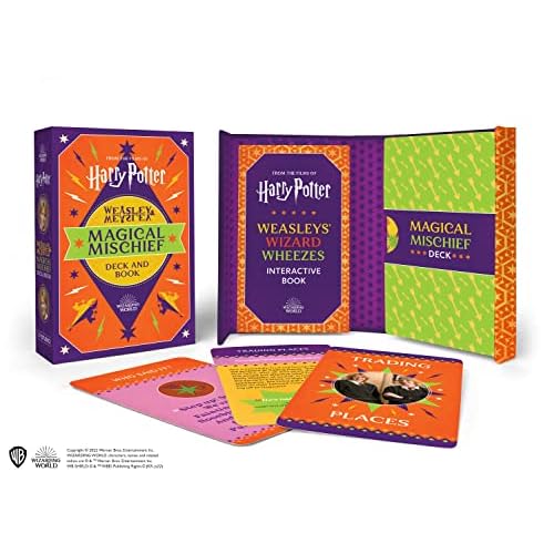 Harry Potter Weasley & Weasley Magical Mischief Deck and Book