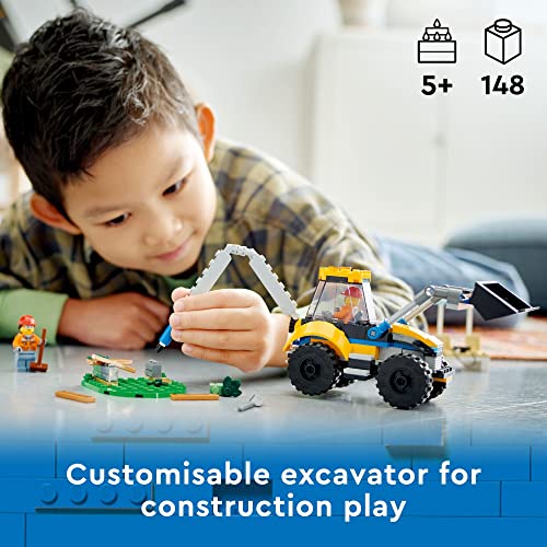 LEGO City Construction Digger 60385 Building Toy