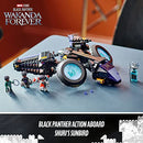 LEGO Marvel Shuri's Sunbird, Black Panther Aircraft Buildable Toy Vehicle for Kids, 76211 Wakanda Forever Set