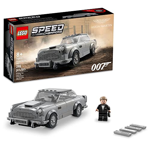 Lego Speed Champions 007 Aston Martin DB5 76911 Building Toy Set Featuring James Bond