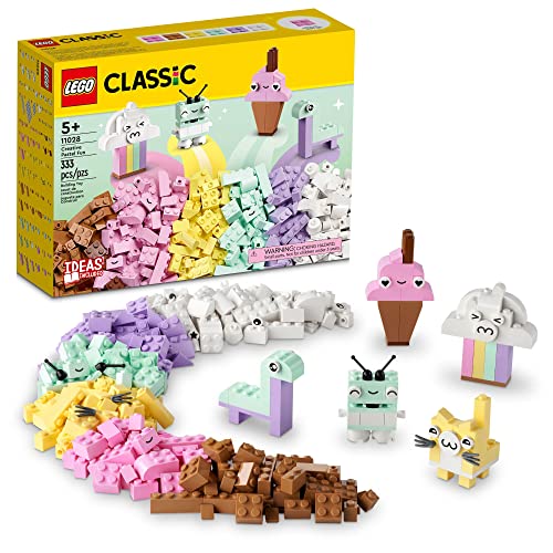 LEGO Classic Creative Pastel Fun Bricks Box 11028, Building Toys