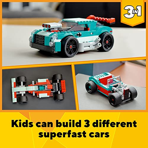 LEGO Creator 3in1 Street Racer Car 31127 Building Kit