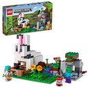 LEGO Minecraft The Rabbit Ranch House Farm Set, 21181 Animals Toy