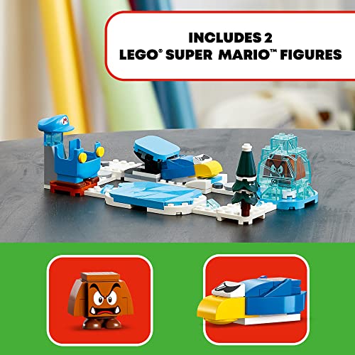 LEGO Super Mario Ice Mario Suit and Frozen World Expansion Set 71415, Collectible Buildable Game