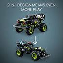 Lego Technic Monster Jam Grave Digger 42118 Set - Truck Toy to Off-Road Buggy