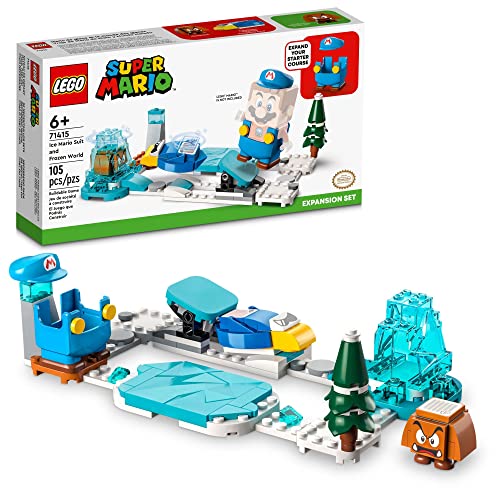 LEGO Super Mario Ice Mario Suit and Frozen World Expansion Set 71415, Collectible Buildable Game