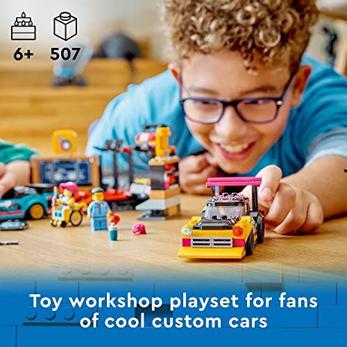 LEGO City Custom Car Garage 60389, Toy Garage Building Set