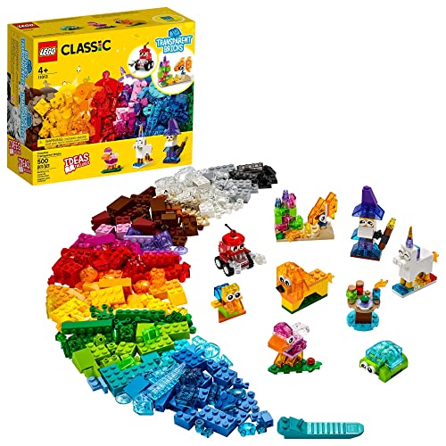 LEGO Classic Creative Transparent Bricks Building Set 11013