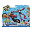 Hasbro | Bend and Flex | Avengers Marvel | Play set Iron Man on a motorcycle